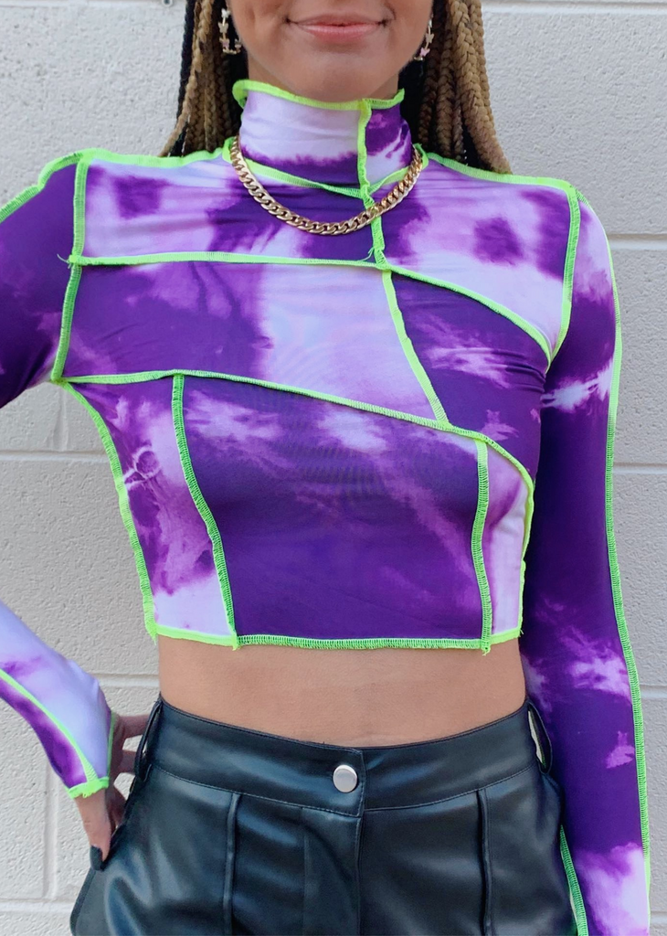 Aspen Long Sleeve Top ★ Purple – Rock N Rags