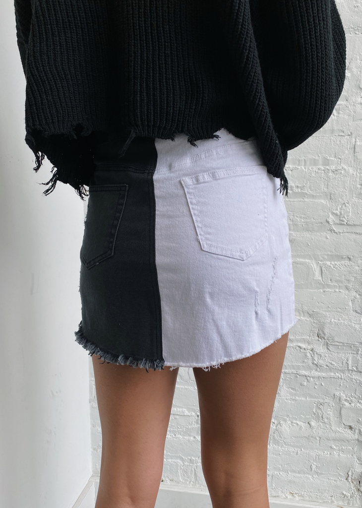 10 Denim Skirt Outfit Ideas - alittlebitetc
