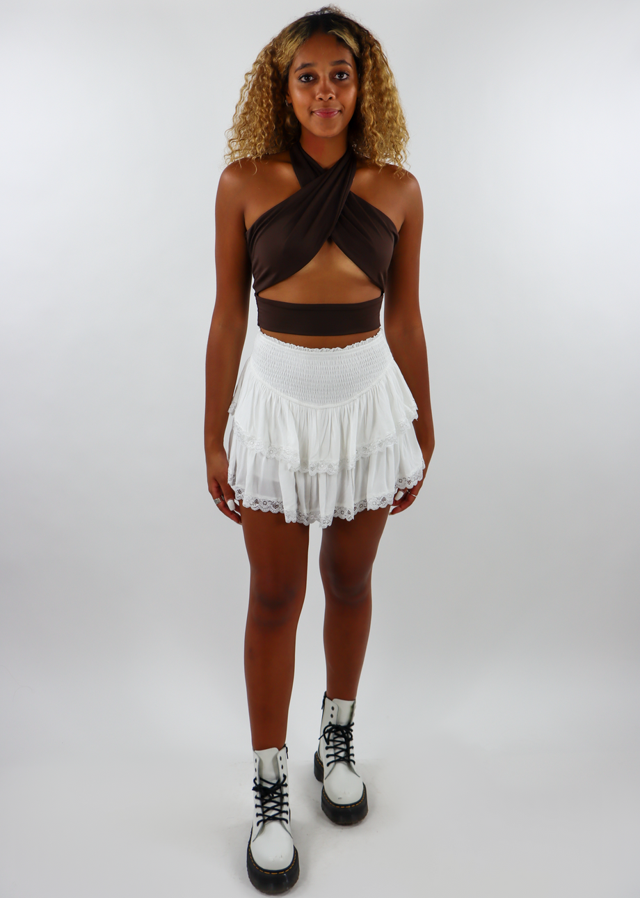 Sunshine Daydream Skirt White Lace Rock N Rags