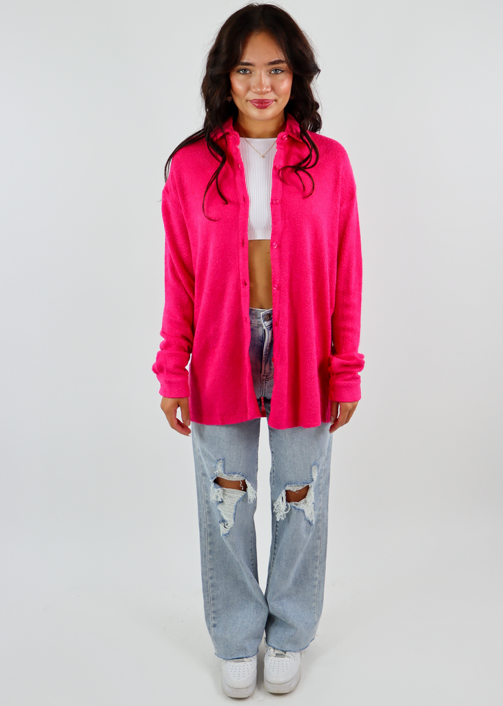 Nobody But You Shacket ★ Hot Pink