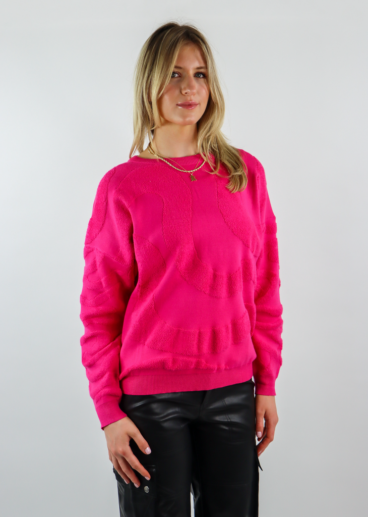 One Time Sweater ★ Hot Pink
