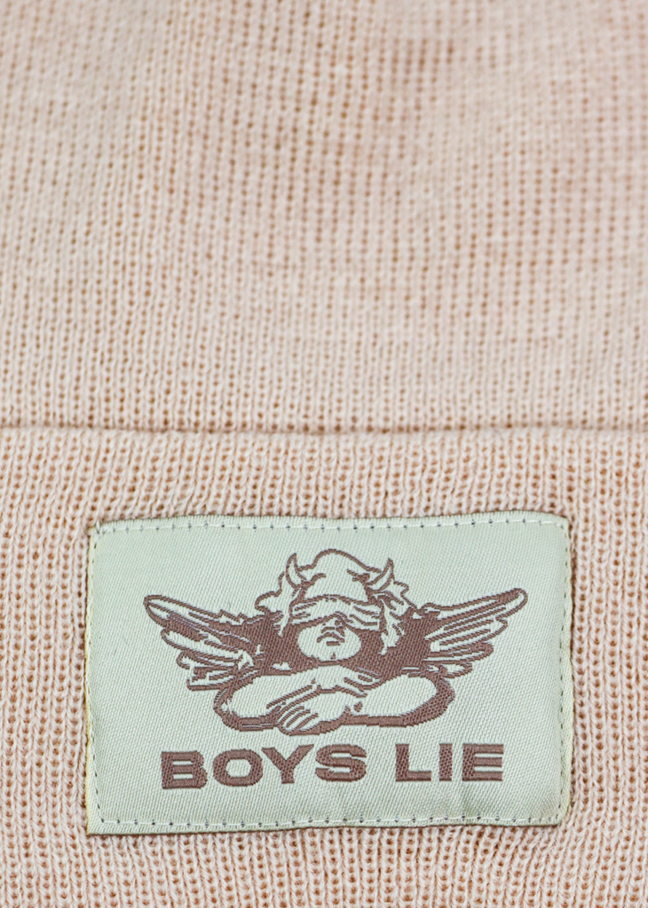 Boys Lie V2 Beanie ★ Blush