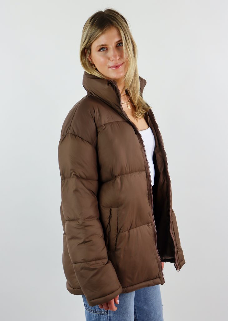 Colder Weather Puffer Jacket ★ Cocoa