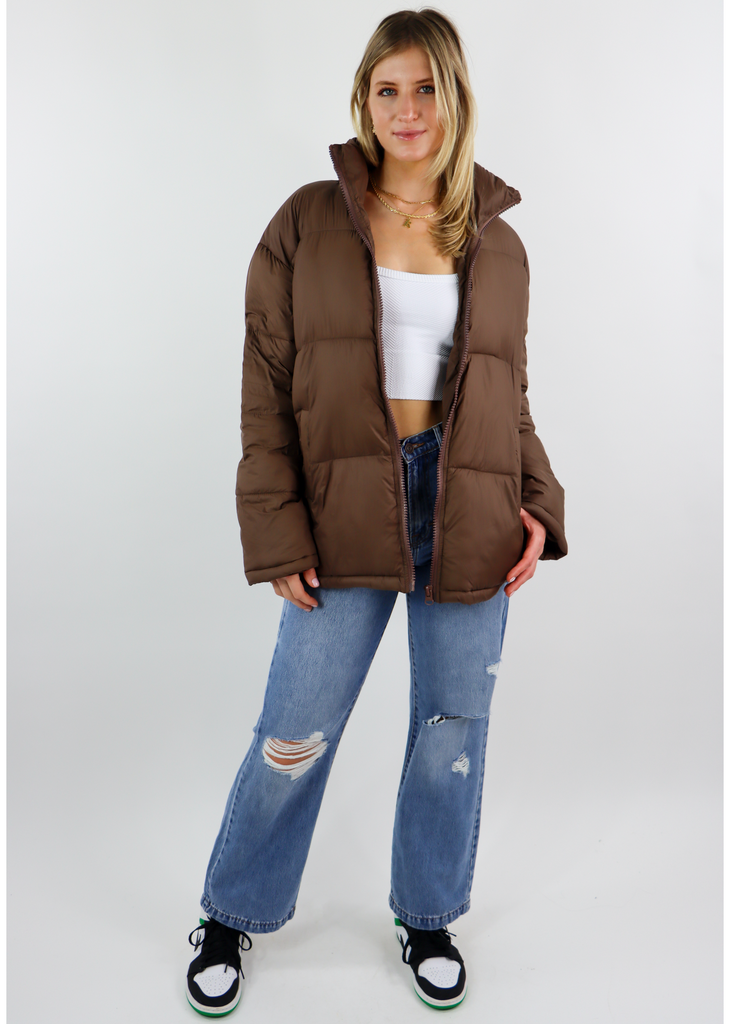 Colder Weather Puffer Jacket ★ Cocoa