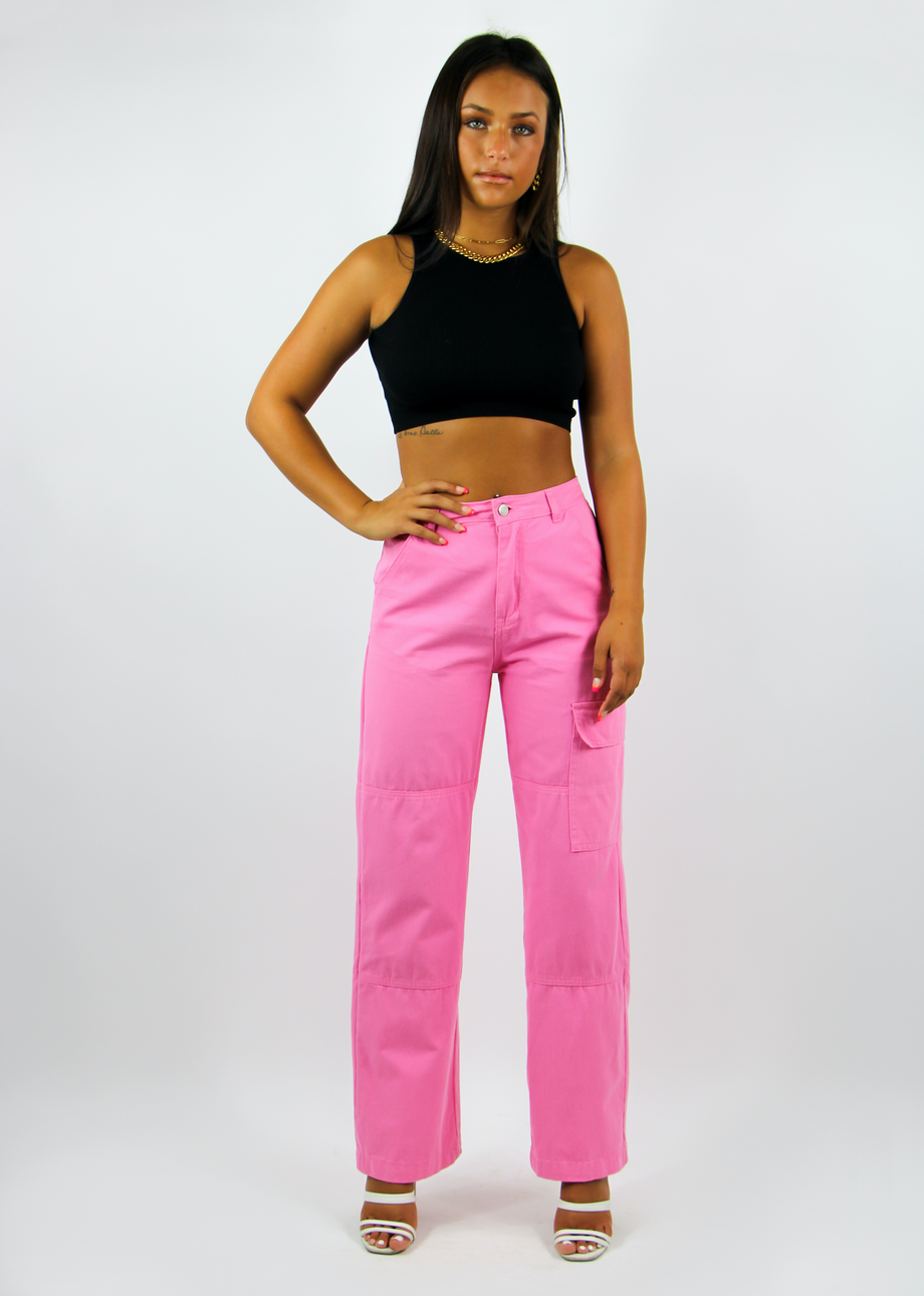 Pink Cargo Pants – Rag & Muffin