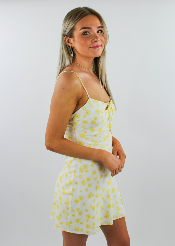 Here Comes The Sun Dress ★ Yellow Floral - Rock N Rags