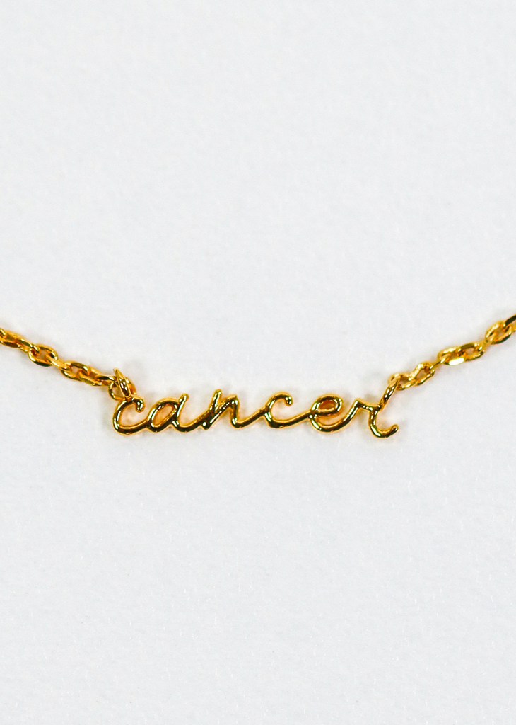 Zodiac Necklace ★ Gold