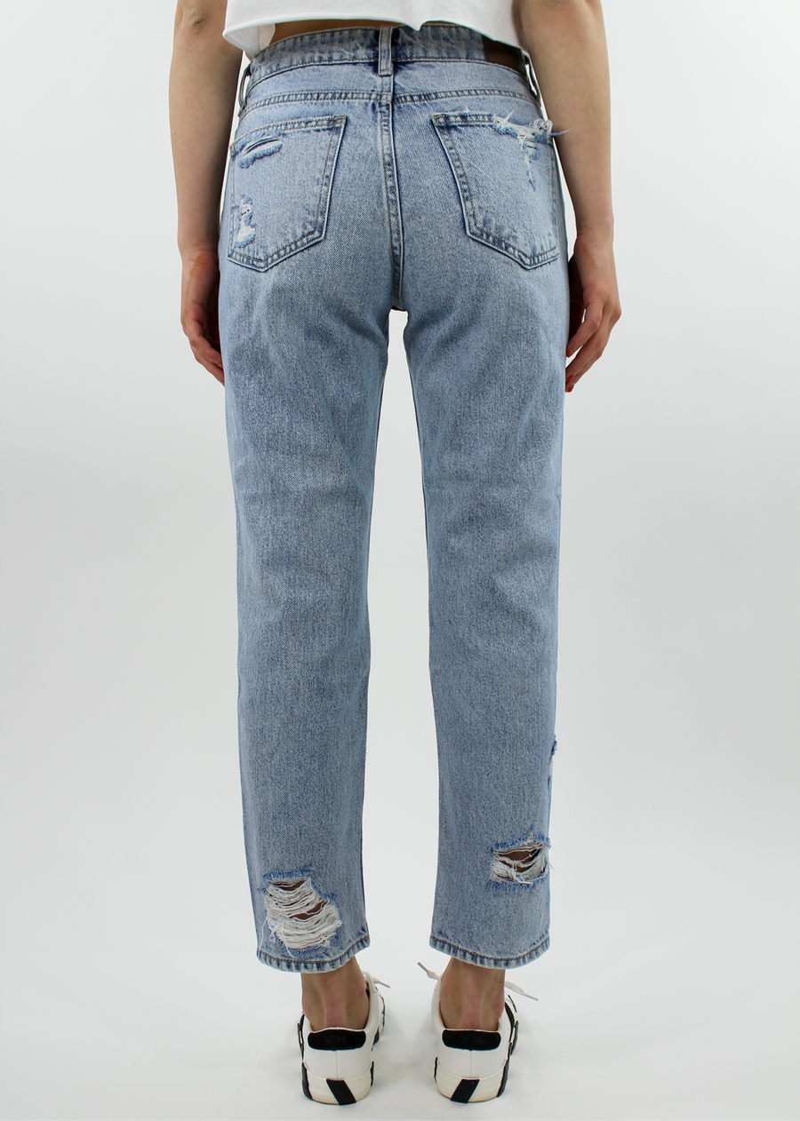 Worth It Boyfriend Jeans ★ Light Wash Denim – Rock N Rags