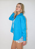 One Of Us Long Sleeve Top ★ Neon Blue