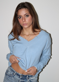 The Sweet Life Sweater ★ Baby Blue - Rock N Rags
