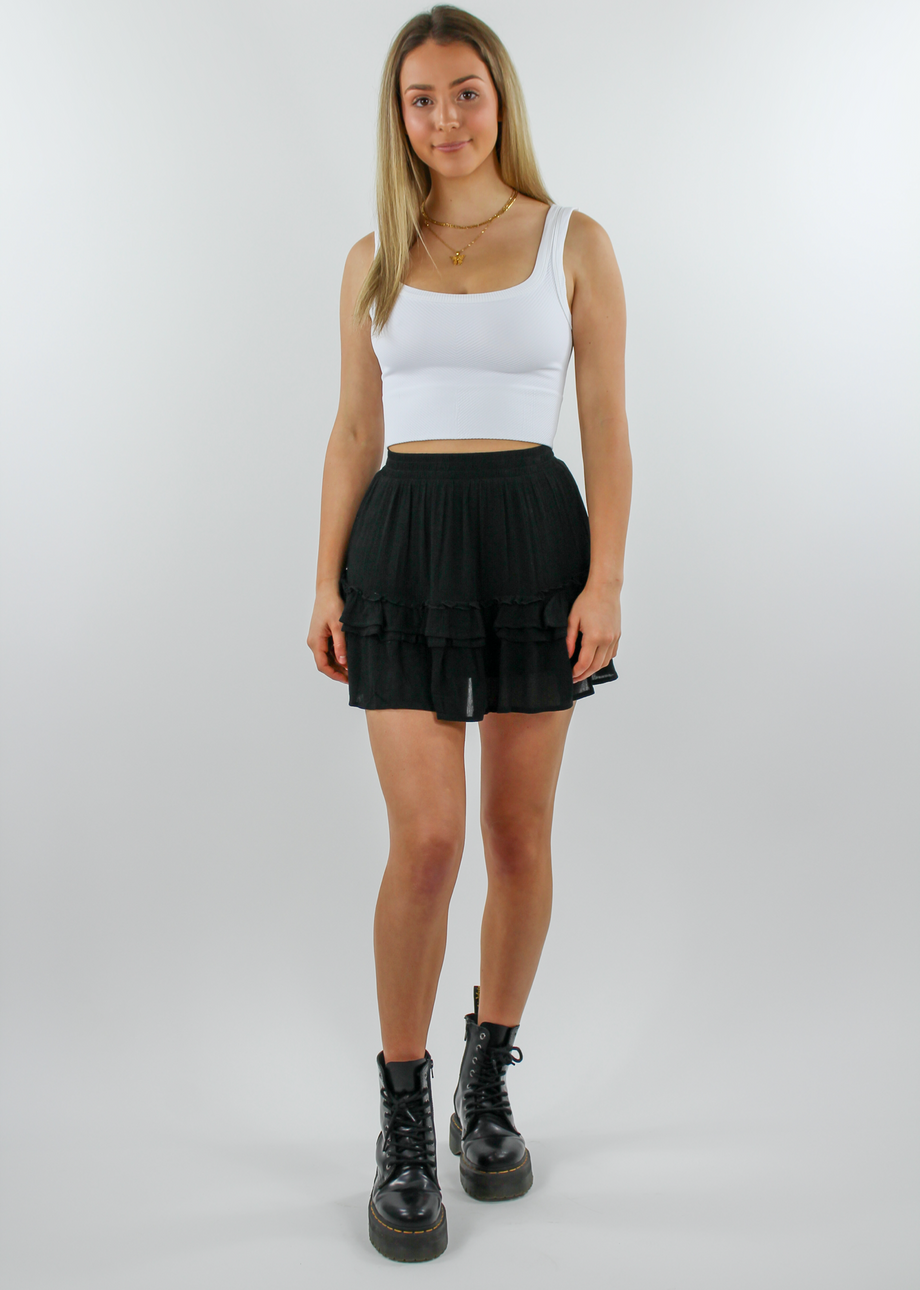 Adore You Skirt Black Rock N Rags