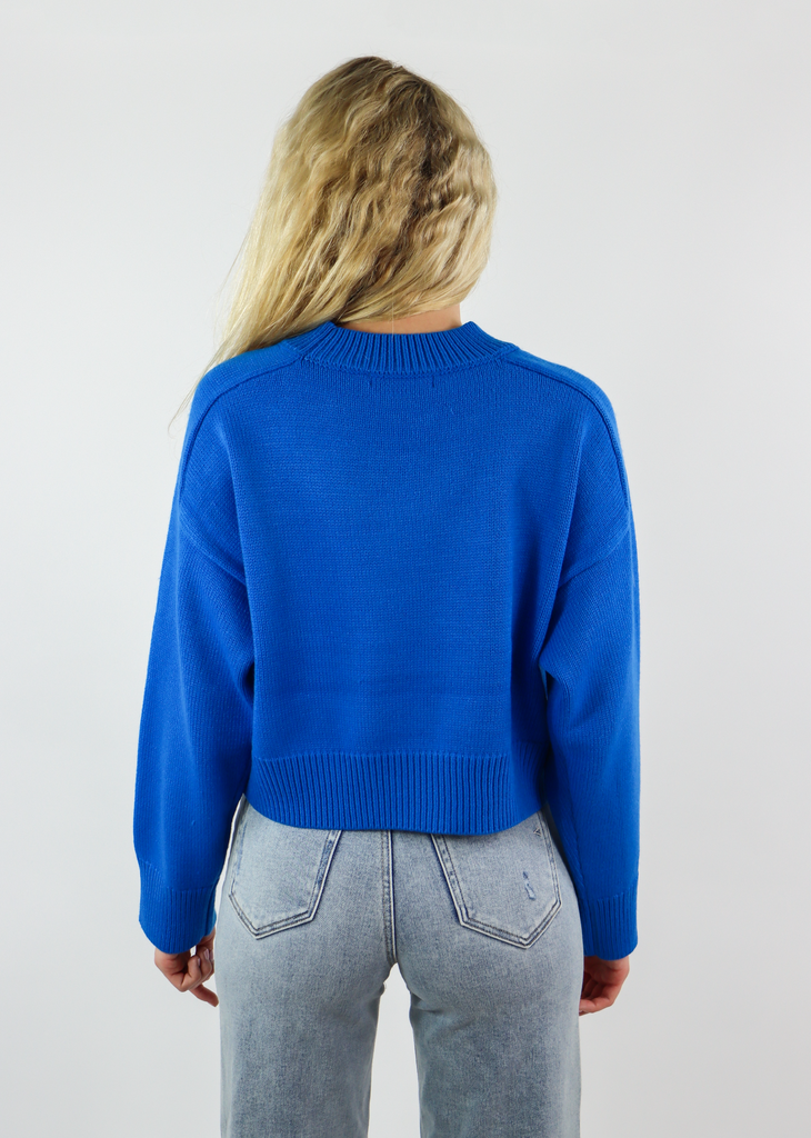 Lift Me Up Sweater ★ Cobalt Blue