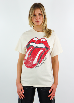 Rolling Stones Lick Graphic Tee ★ Off White