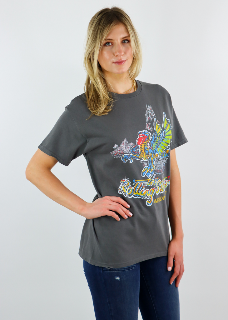 Rolling Stones American Tour Graphic Tee ★ Charcoal