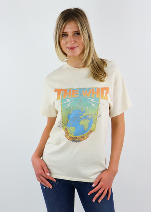 The Who North American Tour Graphic Tee ★ Off White