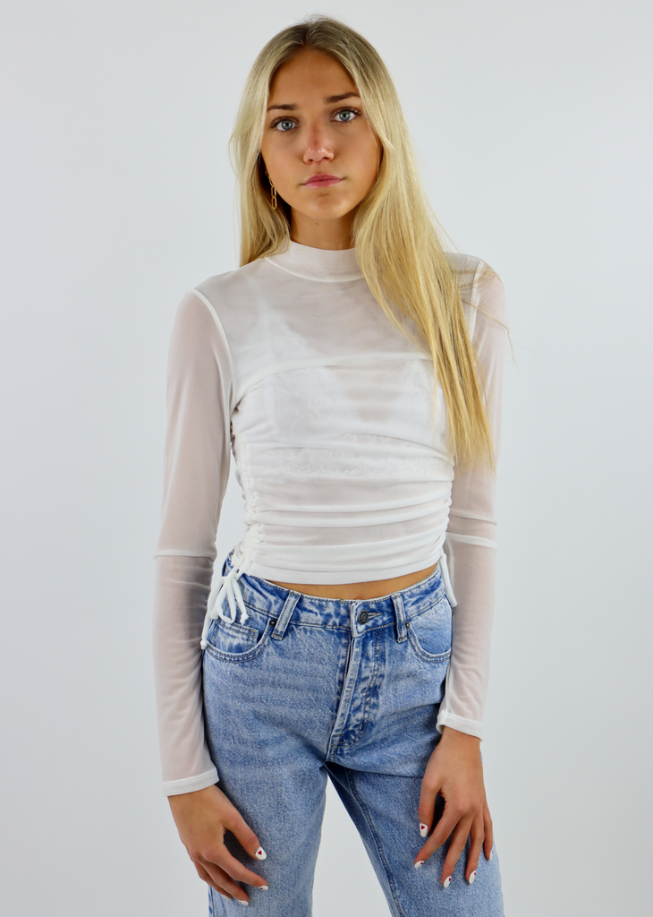 Wildest Dreams Long Sleeve Top ★ White