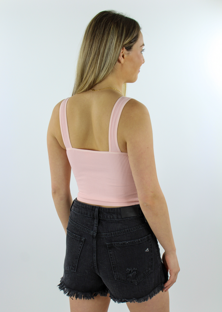 Take The Plunge Full Length Top ★ Light Pink
