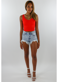 Take The Plunge Full Length Top ★ Red - Rock N Rags