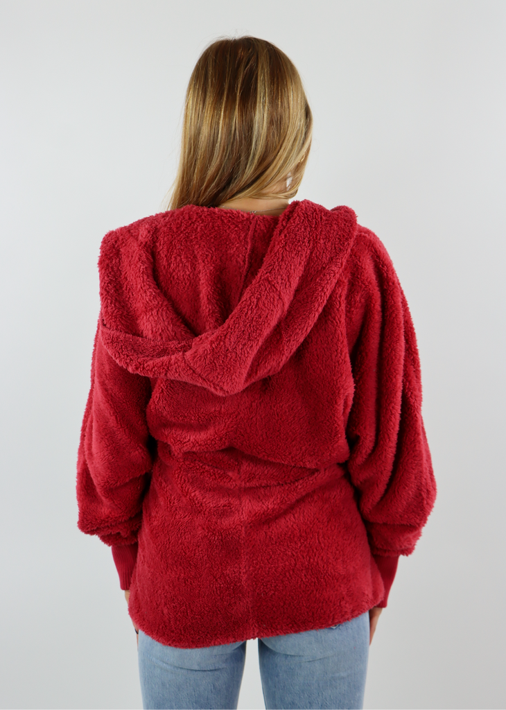 Fuzzy Jacket ★ Red