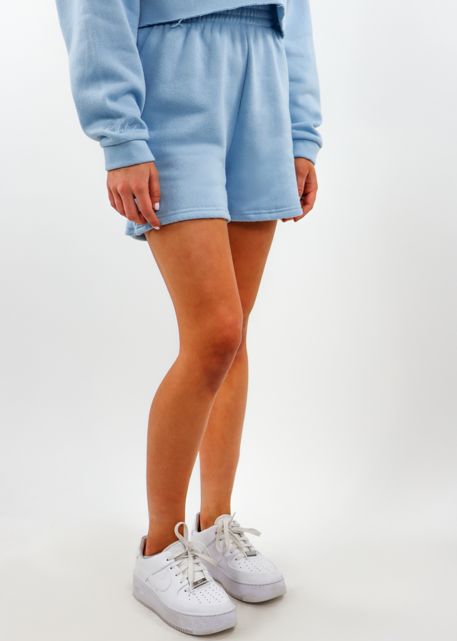 Rock N Rags Signature Sweat Shorts Baby Blue