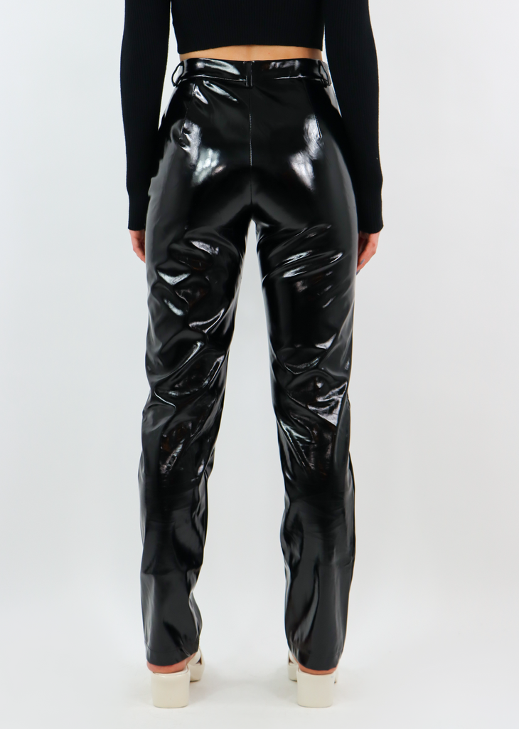 Charmed Patent Leather Pants ★ Black