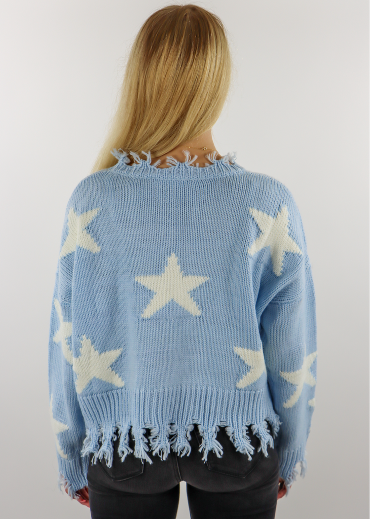 Starstruck Sweater ★ Baby Blue