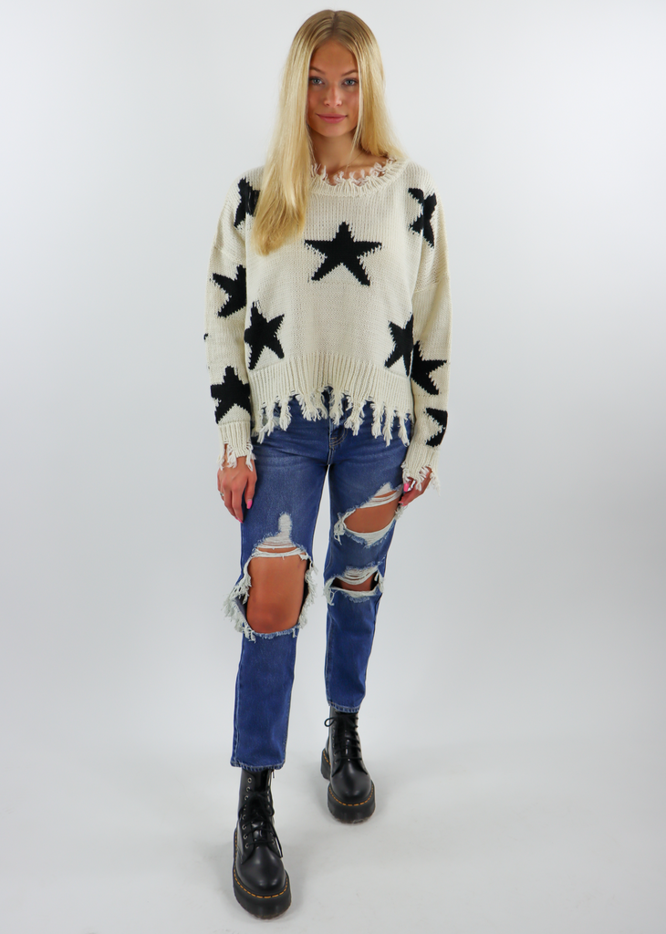 Starstruck Sweater ★ Cream