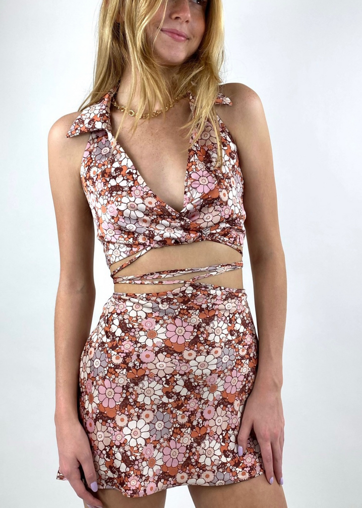 Just Another Girl Tank ★ Pink Floral