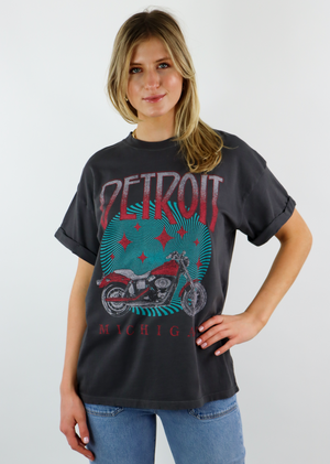 Detroit Graphic Tee ★ Charcoal Grey