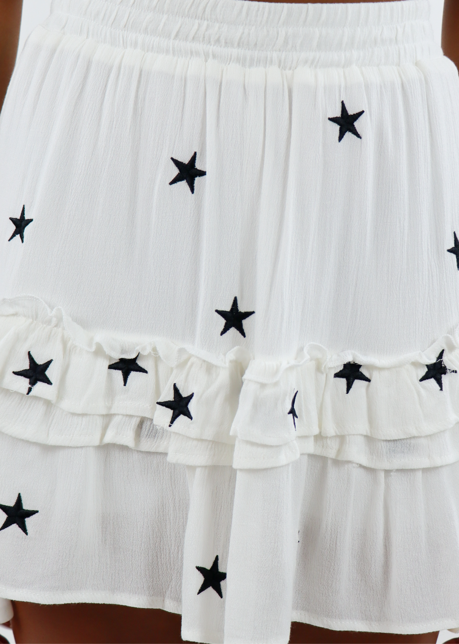 Star skirt white sales