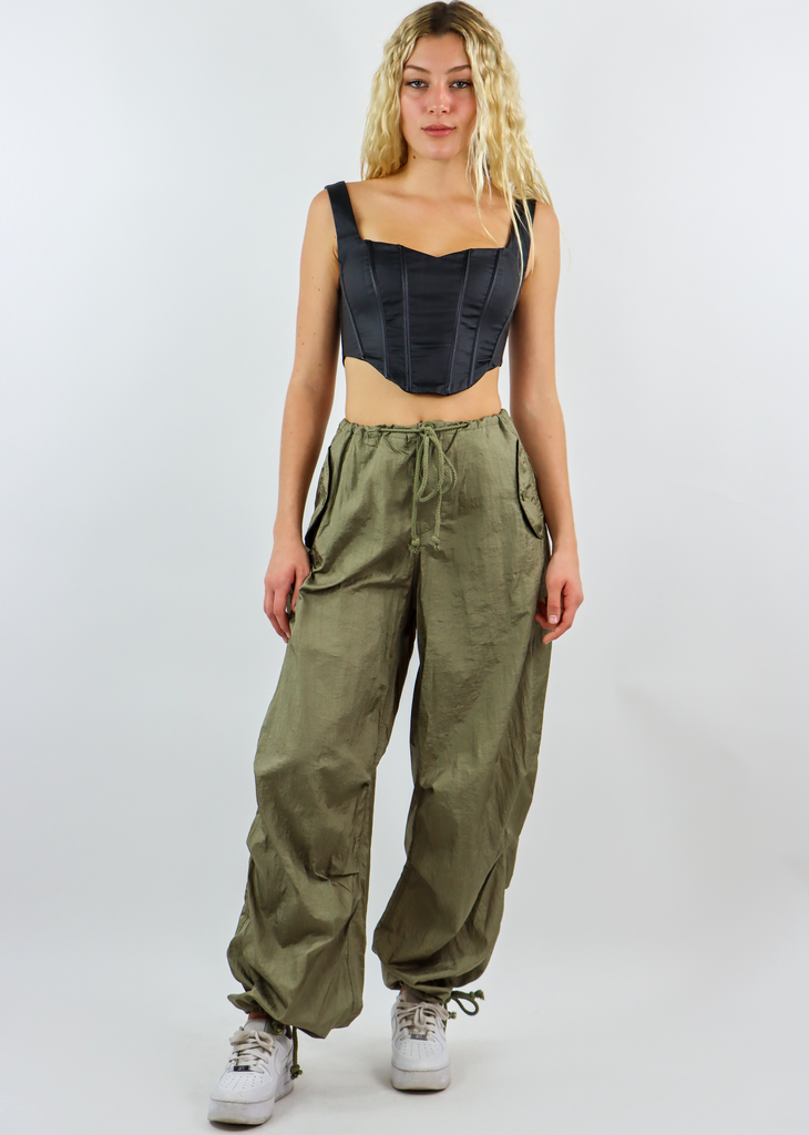 Ready To Fly Parachute Pants ★ Olive