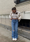 Looking Back Cargo Jeans ★ Light Wash