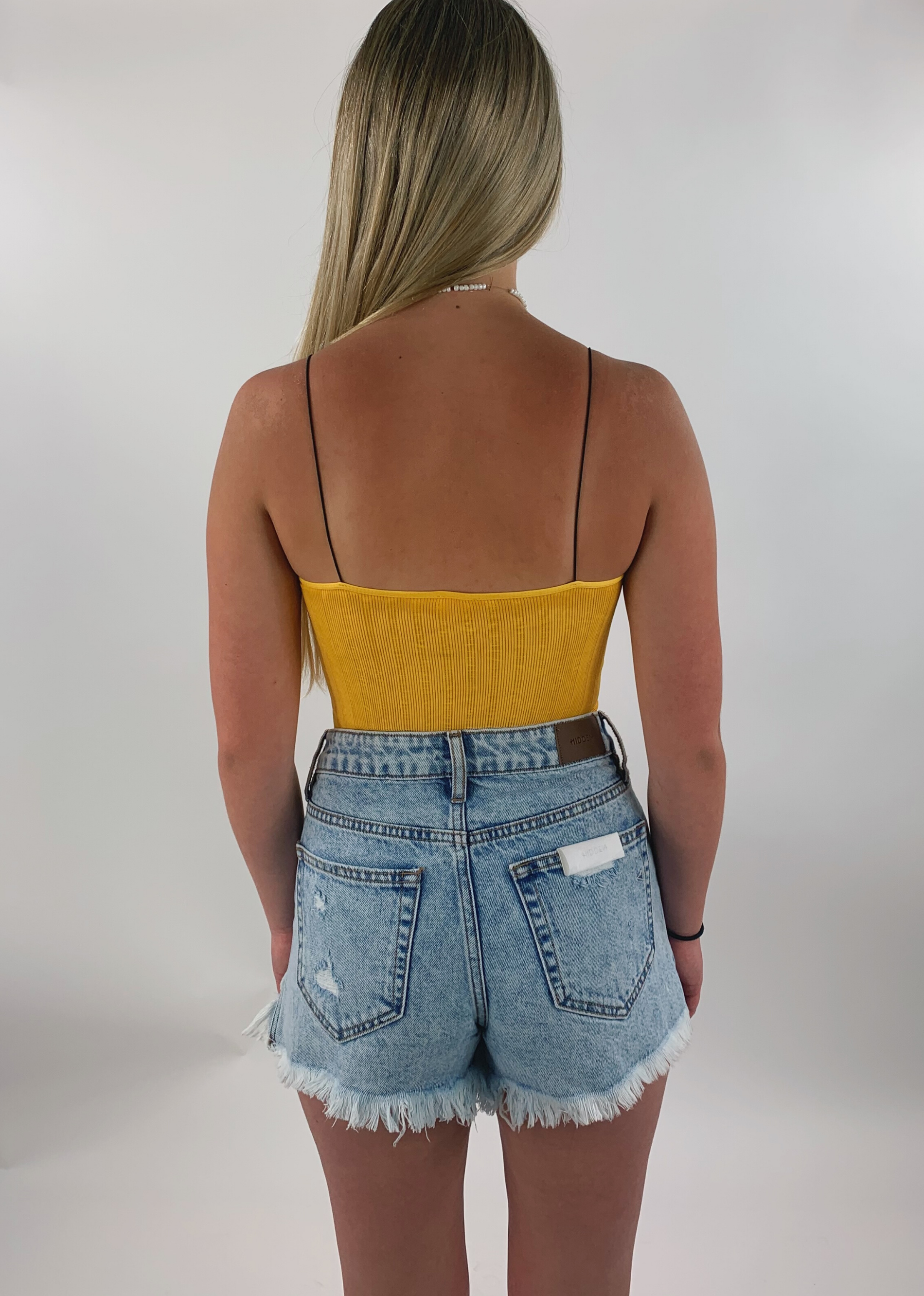Dreamer Ribbed Tank ☆ Yellow – Rock N Rags Dreamer Ribbed Tank ☆ Yellow – Rock N Rags